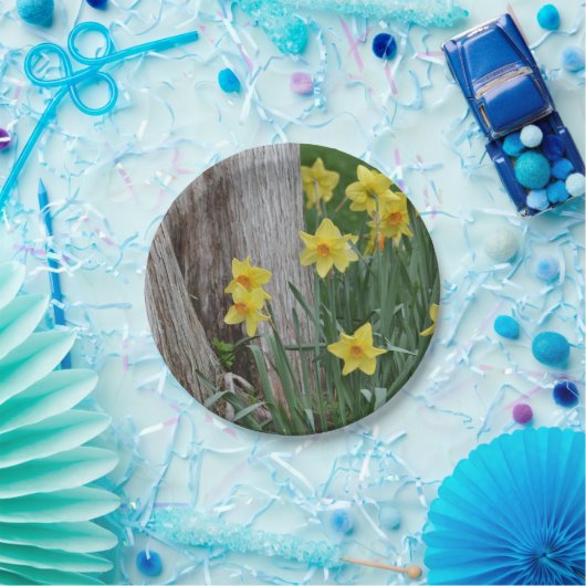 Narzissen-Pappteller Pappteller (Party)