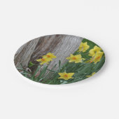 Narzissen-Pappteller Pappteller (Schrägansicht)