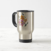 Narzissen-Reise-Tasse Reisebecher (Vorderseite Links)