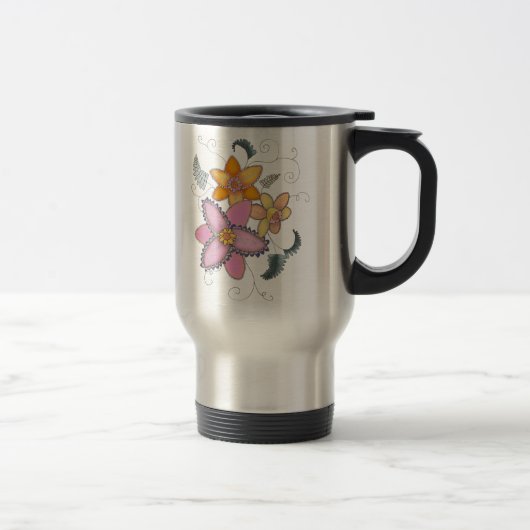 Narzissen-Reise-Tasse Reisebecher (Rechts)