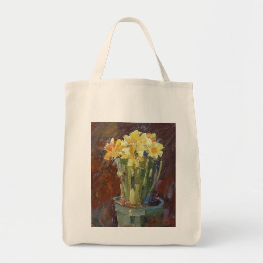"Narzissen-" Taschen-Tasche Tragetasche (Vorne)
