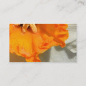 Narzissen-Visitenkarte Visitenkarte (Rückseite)