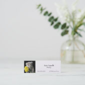 Narzissenbärn-Lesezeichen-Geschäftskarte Mini Visitenkarte (Stehend Vorderseite)