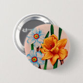 NarzissenBlume Button (Vorne & Hinten)