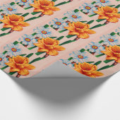 NarzissenBlume Geschenkpapier (Ecke)