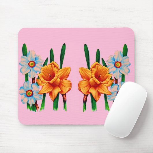 NarzissenBlume Mousepad (Mit Mouse)