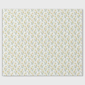 Narzissenpapier Geschenkpapier (Flach)