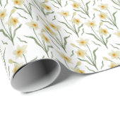 Narzissenpapier Geschenkpapier (Rolleneckpunkt)