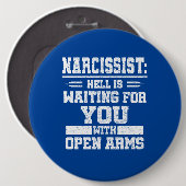 Narzisstin Button (Vorne & Hinten)