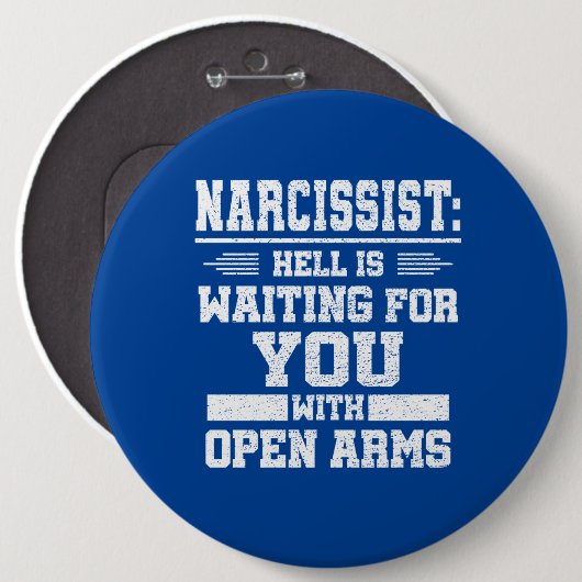 Narzisstin Button (Vorne & Hinten)