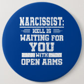 Narzisstin Button (Vorderseite)