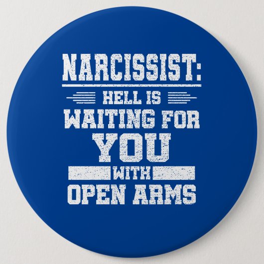 Narzisstin Button (Vorderseite)