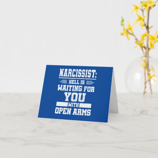 Narzisstin Karte (Gelbe Blume)