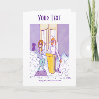 Narzisstische Faltkarte Karte