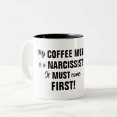 narzisstische Tasse (Vorderseite Links)