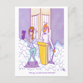 Narzisstist Postkarte