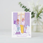 Narzisstist Postkarte (Stehend Vorderseite)