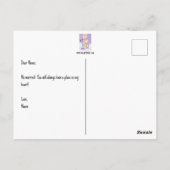 Narzisstist Postkarte (Rückseite)