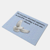 Narzisstist und verlässt individuell anpassbare Do Fußmatte (Schrägansicht)