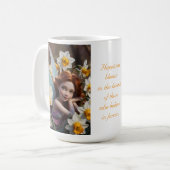 Narzissus-Blumenfee  Kaffeetasse (Vorderseite Links)