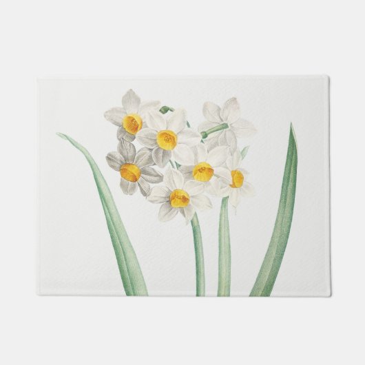 Narzissus, Pierre-Joseph Redouté, 1805 Fußmatte (Vorderseite)