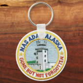 NAS Adak, Alaska "Gone but not Vergessen" Schlüsse Schlüsselanhänger (Vorderseite)
