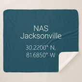 NAS Jacksonville Latitude Longitude Sherpadecke (Vorderseite (Horizontal))