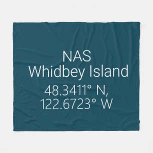 NAS Whidbey Island Latitude Länge Fleecedecke