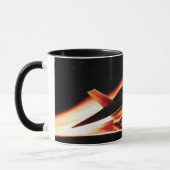 NASA Aero Space Flugzeug Shuttle 60's Artist Conce Tasse (Links)