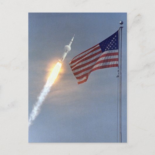 NASA: Apollo11 Postkarte (Vorderseite)
