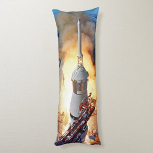 NASA Apollo 11 Mondlandungsraketenstart Seitenschläferkissen