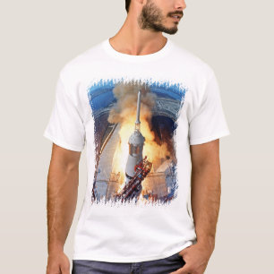 NASA Apollo 11 Mondlandungsraketenstart T-Shirt