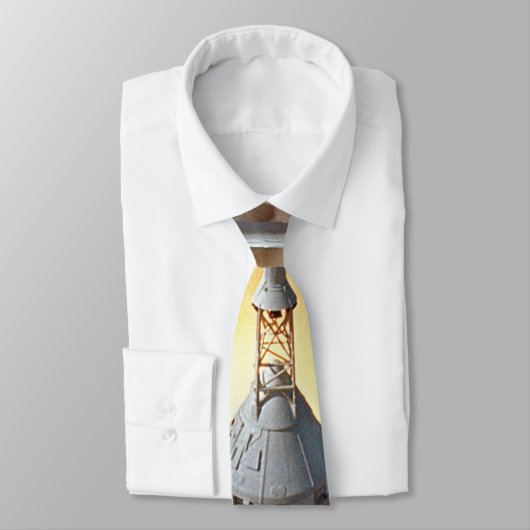 NASA Apollo 11 Moon Landing Rocket Launch Krawatte (Gebunden)