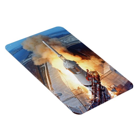 NASA Apollo 11 Moon Landing Rocket Launch Magnet (Rechte Seite)