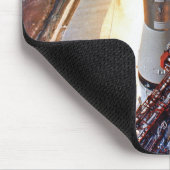 NASA Apollo 11 Moon Landing Rocket Launch Mousepad (Ecke)