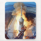 NASA Apollo 11 Moon Landing Rocket Launch Mousepad (Vorne)