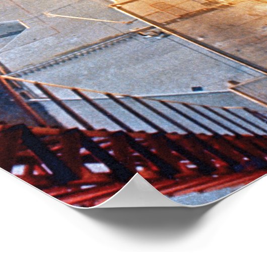 NASA Apollo 11 Moon Landing Rocket Launch Poster (Ecke)