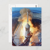 NASA Apollo 11 Moon Landing Rocket Launch Postkarte (Vorne/Hinten)