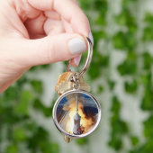 NASA Apollo 11 Moon Landing Rocket Launch Schlüsselanhänger (Hand)