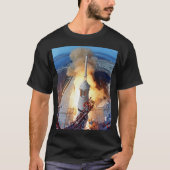 NASA Apollo 11 Moon Landing Rocket Launch T-Shirt (Vorderseite)