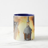 NASA Apollo 11 Moon Landing Rocket Launch Tasse (Zentrum)