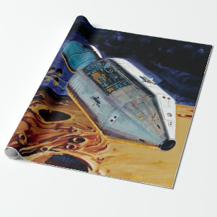 NASA Apollo 15 Subsatellitenfernbahn-Orbit-Artwork Geschenkpapier
