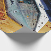 NASA Apollo 15 Subsatellitenfernbahn-Orbit-Artwork Geschenkpapier (Ecke)