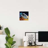 NASA Apollo 15 Subsatellitenfernbahn-Orbit-Artwork Poster (Heimbüro)