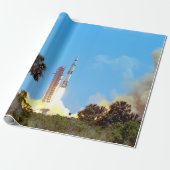 NASA Apollo 16 Saturn V Raketenstart Geschenkpapier (Ungerollt)