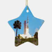 NASA Apollo 16 Saturn V Raketenstart Keramik Ornament (Rechts)