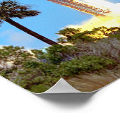 NASA Apollo 16 Saturn V Raketenstart Poster (Ecke)