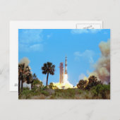 NASA Apollo 16 Saturn V Raketenstart Postkarte (Vorne/Hinten)