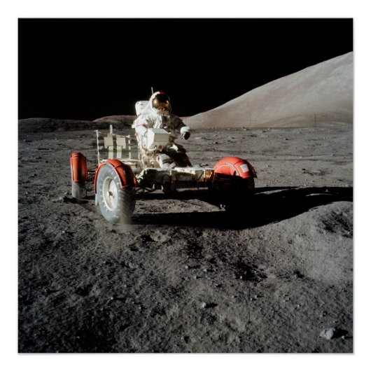 NASA Apollo 17 Lunar Roving Vehicle, 1972 Poster (Vorderseite)