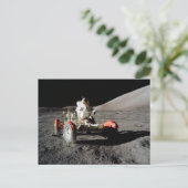 NASA Apollo 17 Lunar Roving Vehicle, 1972 Postkarte (Stehend Vorderseite)